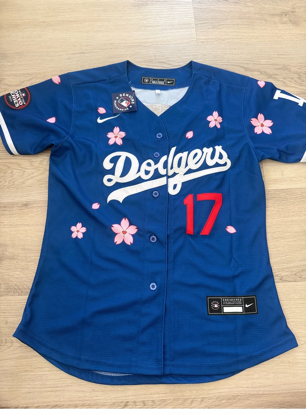 NWT LA Dodgers Tokyo Series 2025 Vapor Premier Jersey Shohei Ohtani Women’s Sz M - Picture 2 of 10